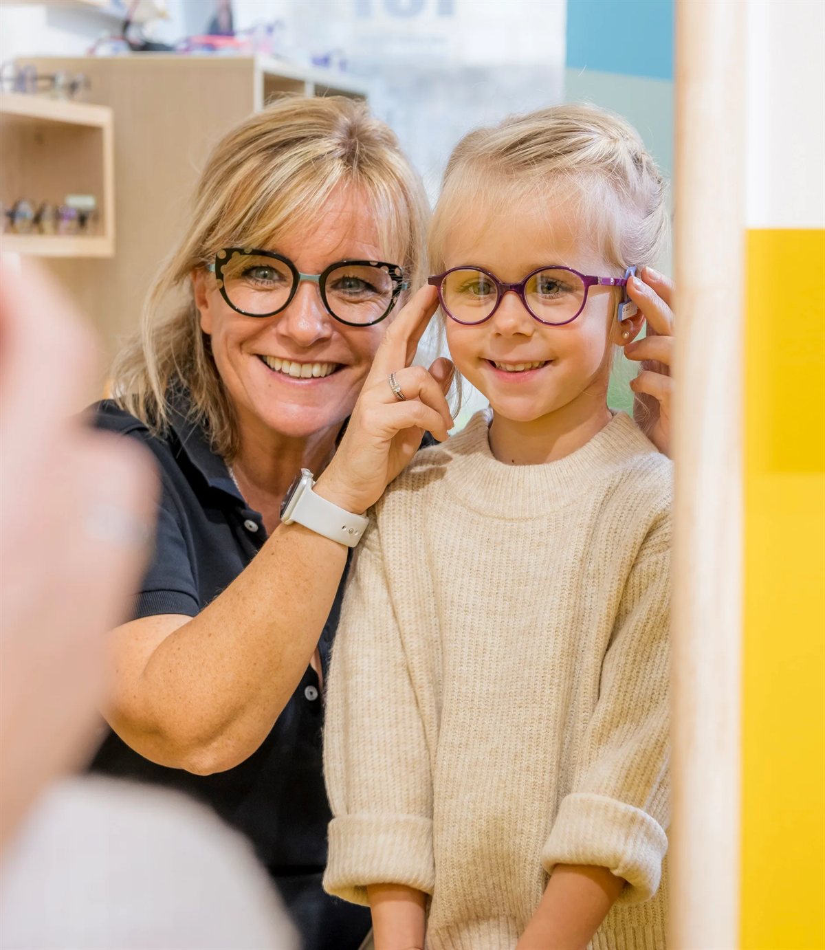 Optikid — essayage de lunettes pour enfant chez Pigeard